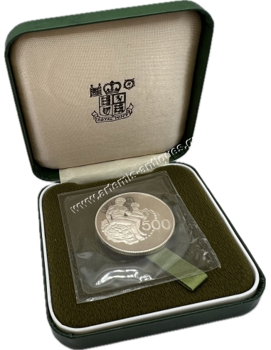 500 Mils 1975 Ασημένιο Proof Νόμισμα Ηρακλής Κύπρος