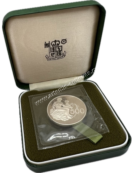 500 Mils 1975 Ασημένιο Proof Νόμισμα Ηρακλής Κύπρος