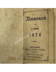 Αλμανάκ του έτους 1874 - 2 Lire Banca Nazionale d'Italia