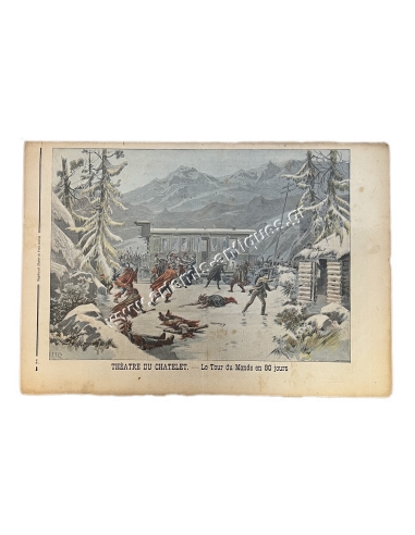 Assassination attempt on the King of Greece , Le Petit Journal, March 13, 1898