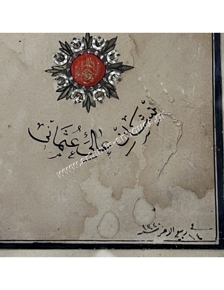 Coat of Arms of Abdul Hamid II, painting 1902