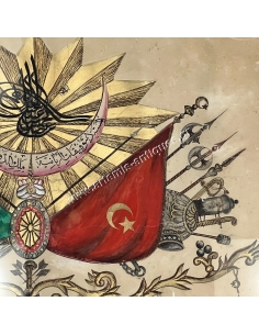 Coat of Arms of Abdul Hamid II, painting 1902 2