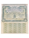 STEREA, Société Anonyme Ottomane, Title of 5 Shares 1913