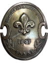 11th World Jamboree Mondial 1963 Hellas Badge in Silver by Huguenin