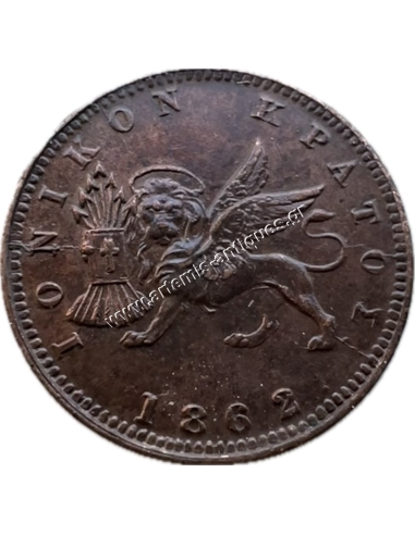 1 Lepto 1862. Victoria Ionian State