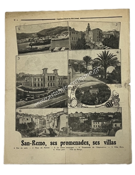 The Conference in Sanremo, Sunday May 2nd, 1920 Le Petit Journal