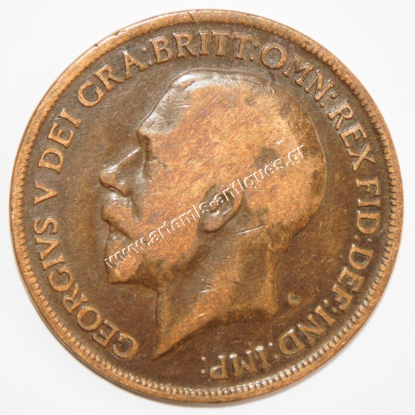 1 Penny 1919 H United Kingdom