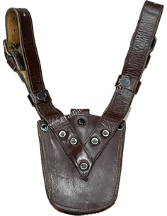 Greek Army leather Sam Browne Sword Frog 2