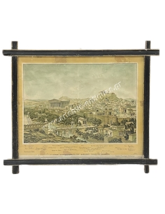 ATHENS IN THE TIME OF HADRIAN, Chromolithograph by Charles Haupt