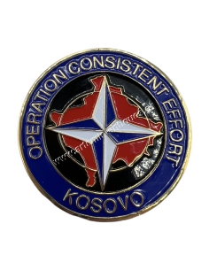 Challenge Coin - Operation Joint Guardian Kosovo NATO