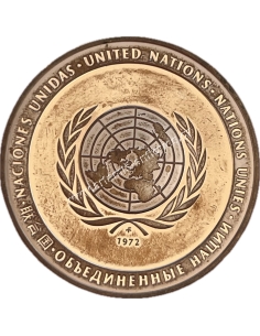 Peace Medal, United Nations 1972 2