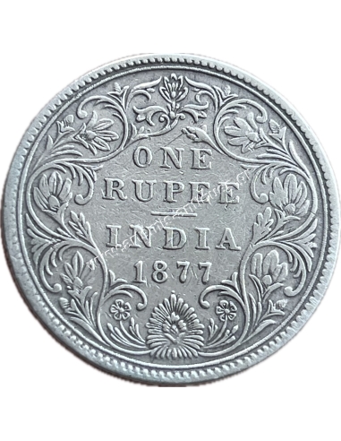 1 Rupee 1877 Victoria Βρετανική Ινδία