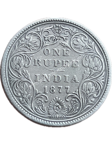 1 Rupee 1877 Victoria Βρετανική Ινδία