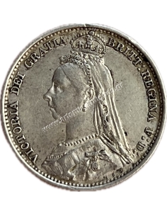 6 Πένες 1890 Ηνωμένο Βασίλειο