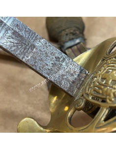 Greek Royal Cavalry Sword, King George A era, ''Three Crowns'' 2