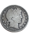 1/2 Dollar 1903 O Barber Half Dollar
