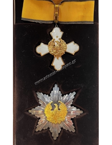 Grand Commander of the Order of the Phoenix Hellenic Republic in Box by Benekos