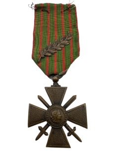 WW1 French War Cross 1914 1918 with bronze palm