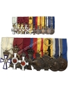 Greek Bar of 8 Medals and Bar of 10 Miniature Medals WW2