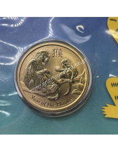 1 Dollar 2016 Year of the Monkey Australia PNC 2