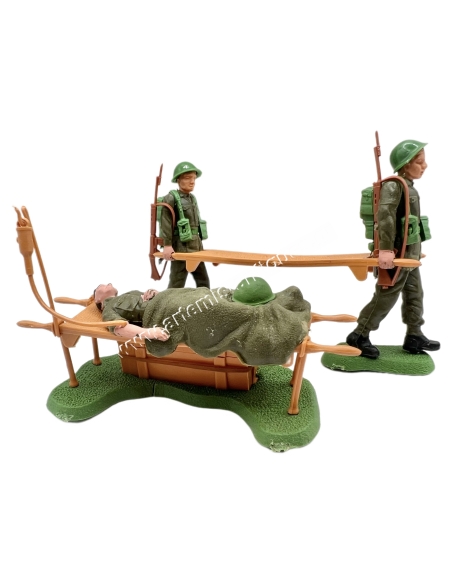 Britains Swoppet Infantry in Action Stretcher Party