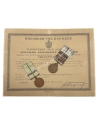 Greek Turkish War and Greek Bulgarian War Medals with Naval Clasps and the Award
