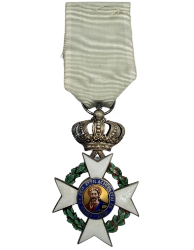 Order of the Redeemer Silver Knight and Award, King Constantine, George Streit, August 8, 1914