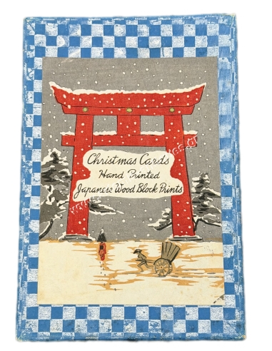 Finest Shinagawa's wood block print, KYOTO HANGA-IN CO. ltd, Japanese Christmas cards