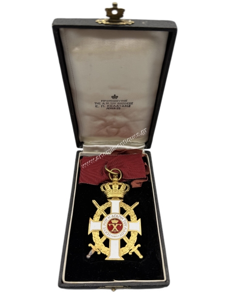 Commander of the Order of King George with swords by Kelaidis in box