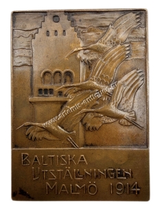 Η Έκθεση της Βαλτικής Μάλμε 1914, Πλακέτα του A. Nilsson