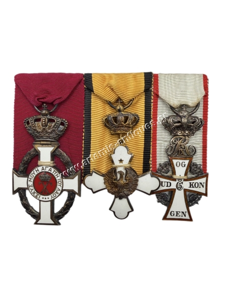 Bar of 3 medals