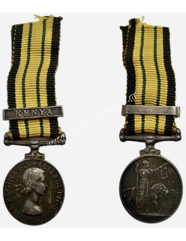 Africa General Service miniature medal, Kenya clasp, Great Britain