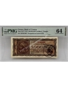 100.000.000 Drachmas 1944 P-162 Nauplia Overprint on Greece 128 PMG 64 Choise Uncirculated