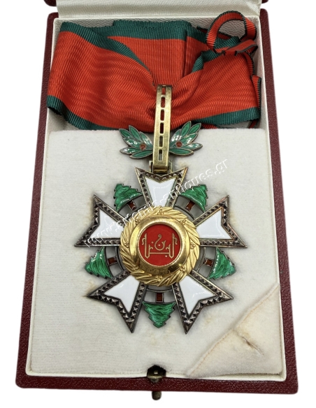 Commander of the Order of the Cedar Lebanon by Huguenin in box