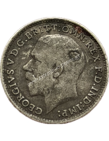 3 Pence 1916  George V Ηνωμένο Βασίλειο Mint Error