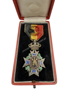 Belgian Order of Mutuality Civil Service Medal in box