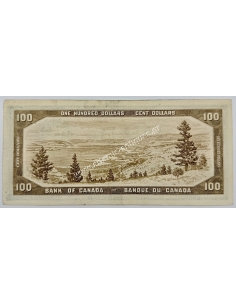100 Dollars 1954 P-82b Elizabeth II Canada 2