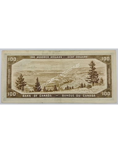 100 Dollars 1954 P-82b Elizabeth II Καναδάς
