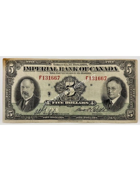 5 Dollars 1934 Καναδάς