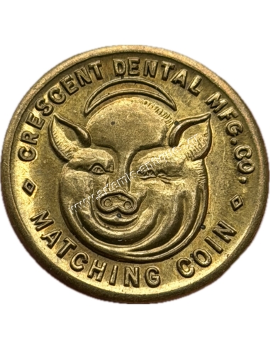 Crescent Dental Mfg. Co. Matching Coin 50th Anniversary Good Luck Μάρκα