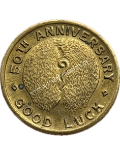 Crescent Dental Mfg. Co. Matching Coin 50th Anniversary Good Luck Token 2