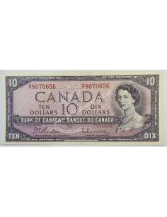 10 Dollars 1954 Elizabeth II P79-b Καναδάς
