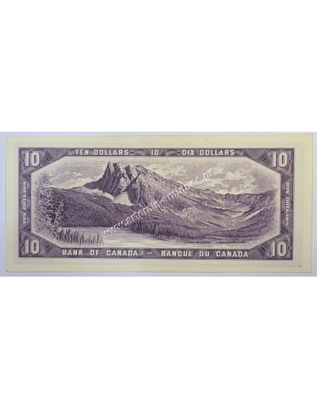10 Dollars 1954 Elizabeth II P79-b Καναδάς