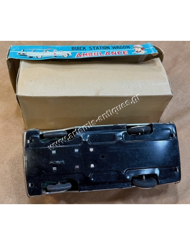 Buick Station Wagon Ambulance Friction Τσίγκινο παιχνίδι, Modern Toys κατασκευή Ιαπωνία, στο κουτί του
