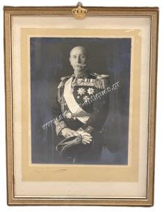 Prince George of Greece, Portrait with signature 1938, by Geo.Boucas