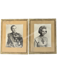 Constantine II and Anna Maria, Portraits by I. Evangelidis