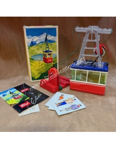 Ski lift tin toy by Rigi, Nr.900 made in Western Germany