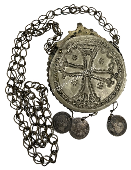 Greek Folk Art Amulet Saint George, Dodecanese