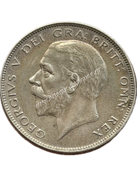 1/2 Crown 1936 George V AU+ Ηνωμένο Βασίλειο