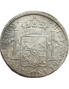 8 Reales 1784 FM Charles III Νέα Ισπανία, Μεξικό 2